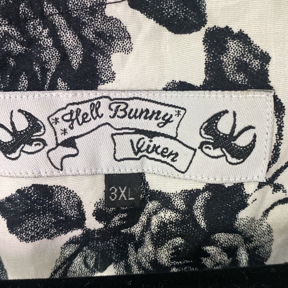 Hell Bunny Vixen Retro Swing Dress XXXL - Picture 2 of 6